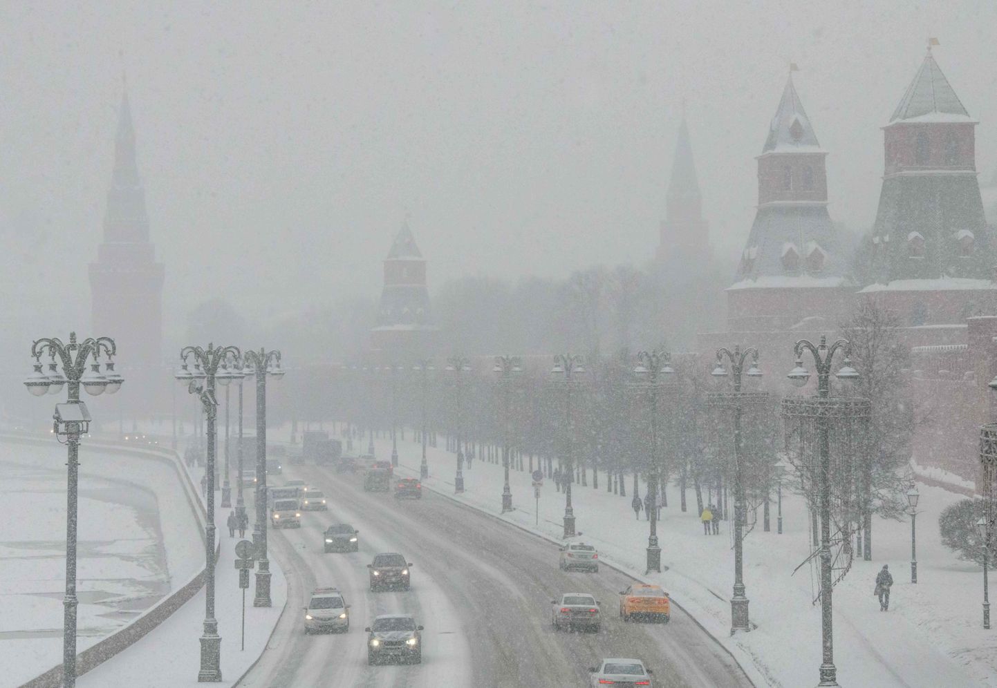 Moskva, Kreml 2. veebruaril.