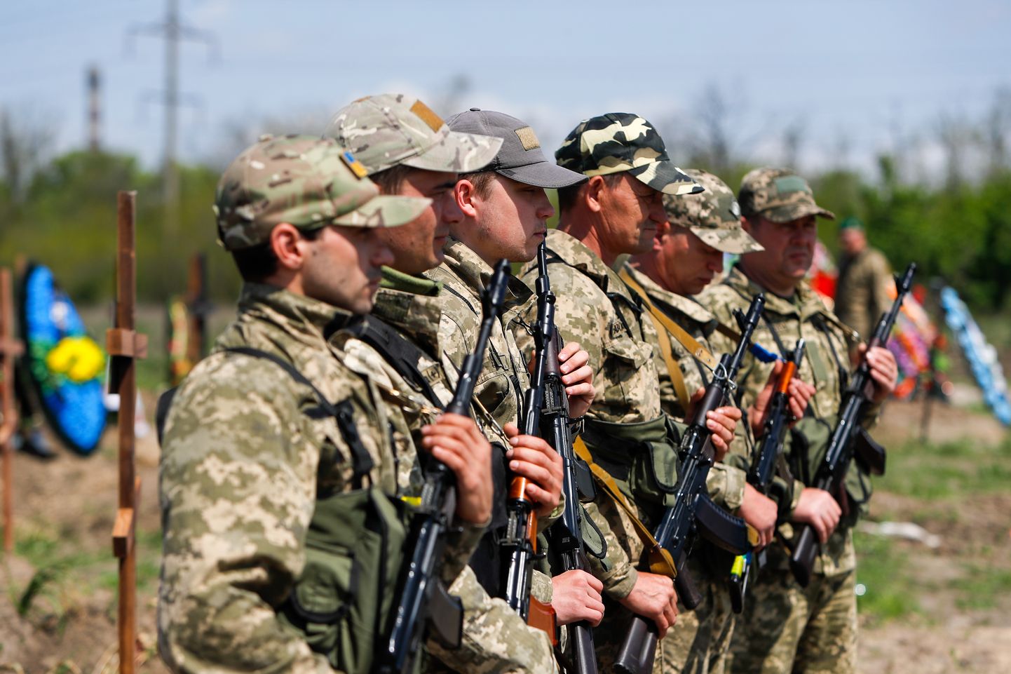 Ukraina sõdurid Dnipros.