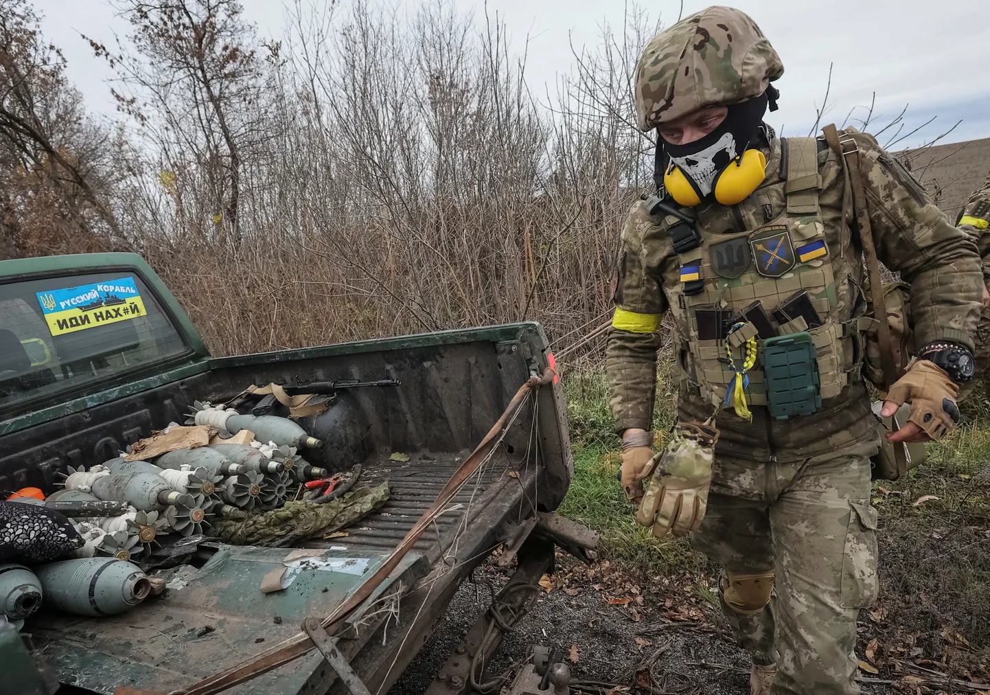 Украинский военнослужащий.
