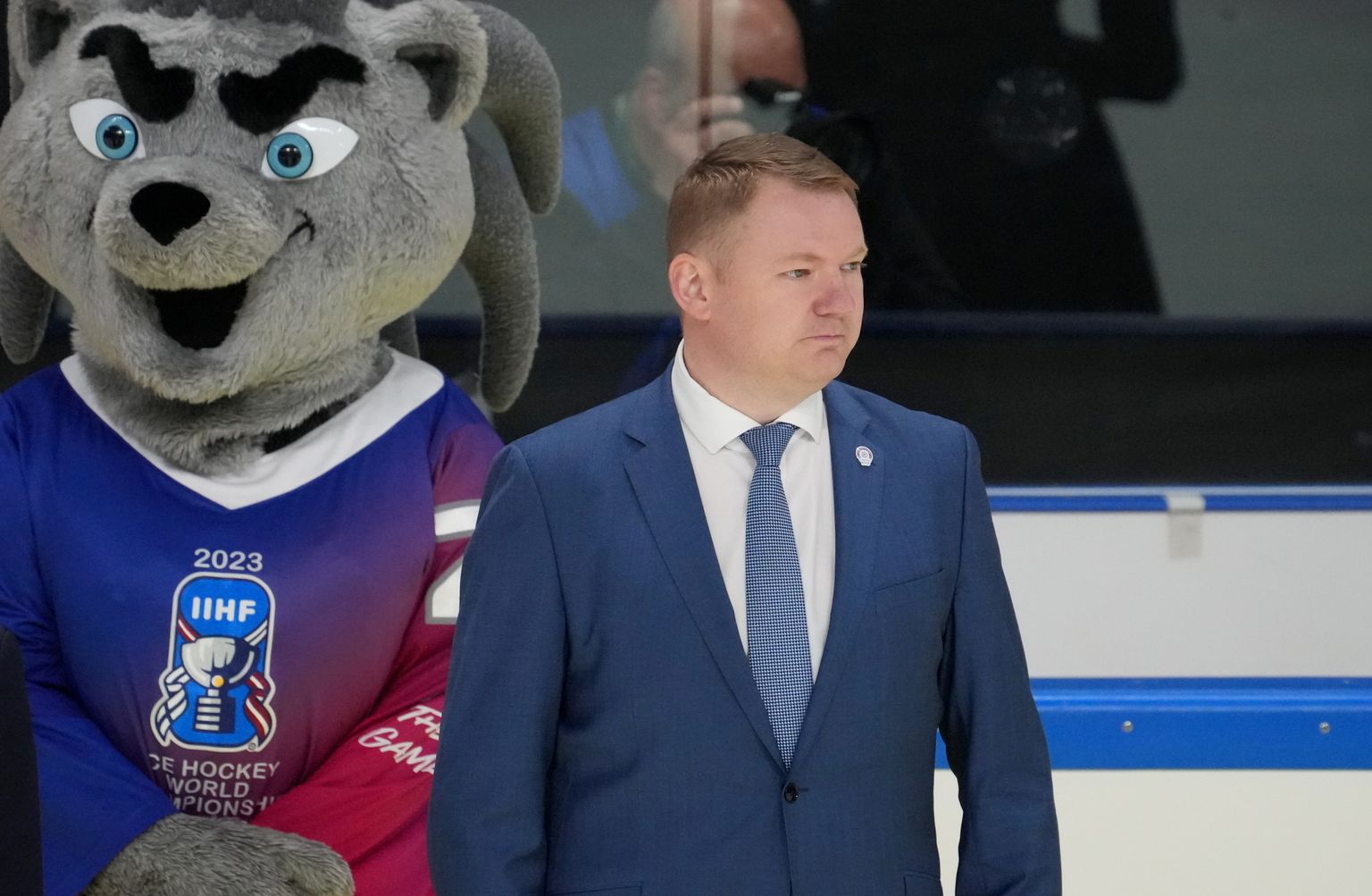 Pasaules hokeja čempionāta spēle starp Latvijas un Norvēgijas valstsvienībām ''Arēnā Rīga''