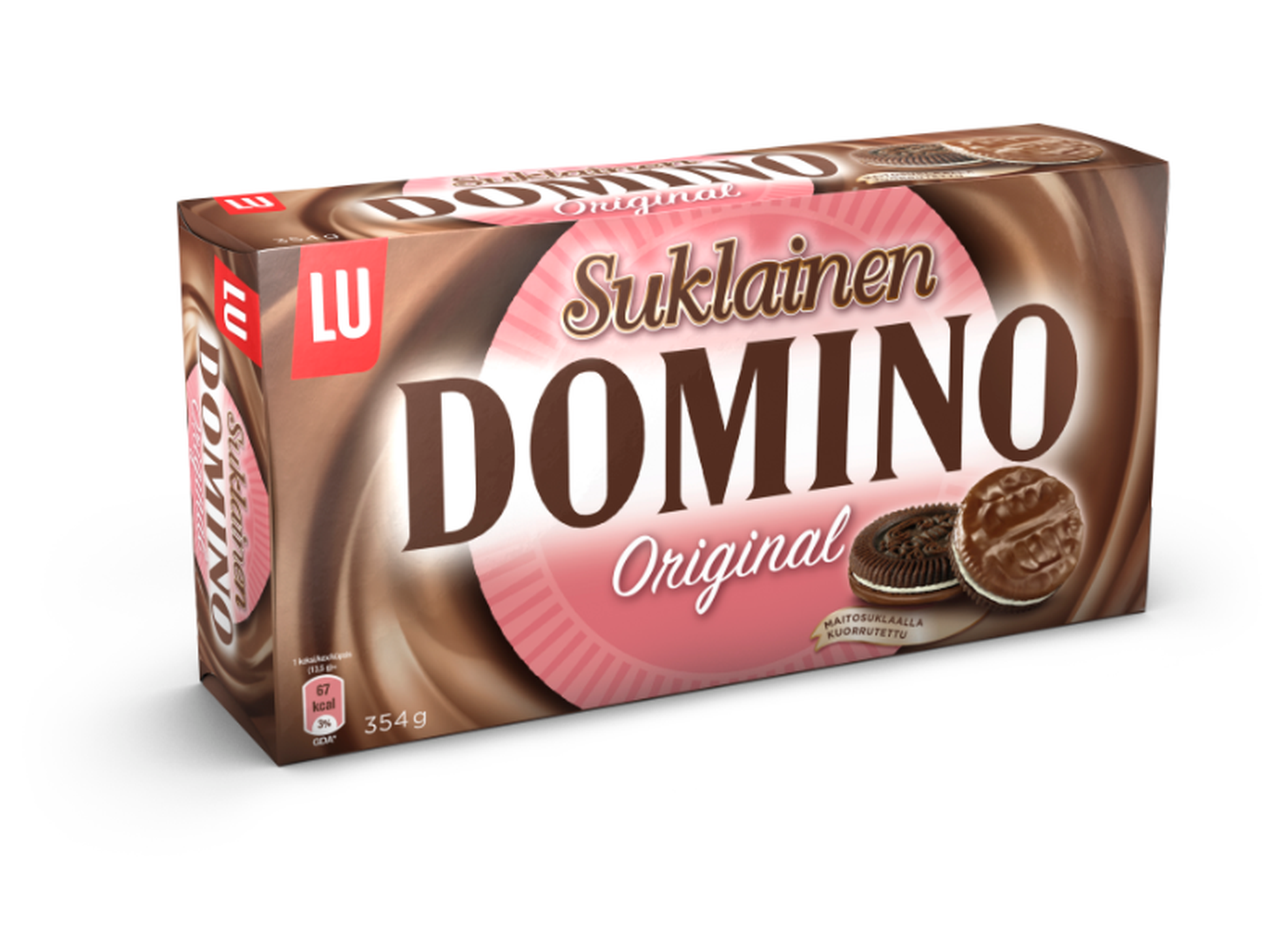 Domino šokolaadiglasuuriga küpsised.