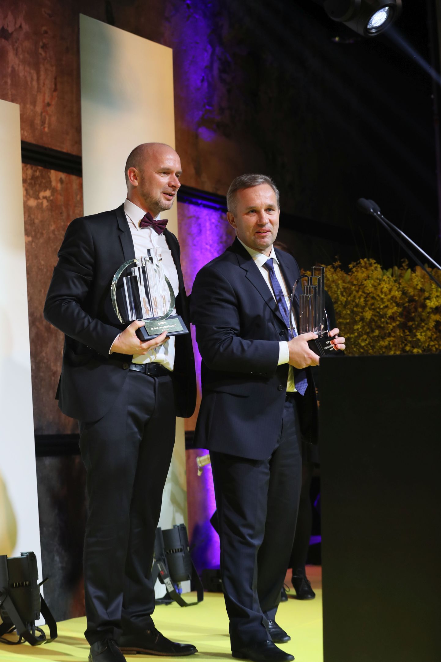 Tänavu kuulutati Eesti aasta ettevõtjateks Peep Kuld (vasakul) ja Arno Kütt.