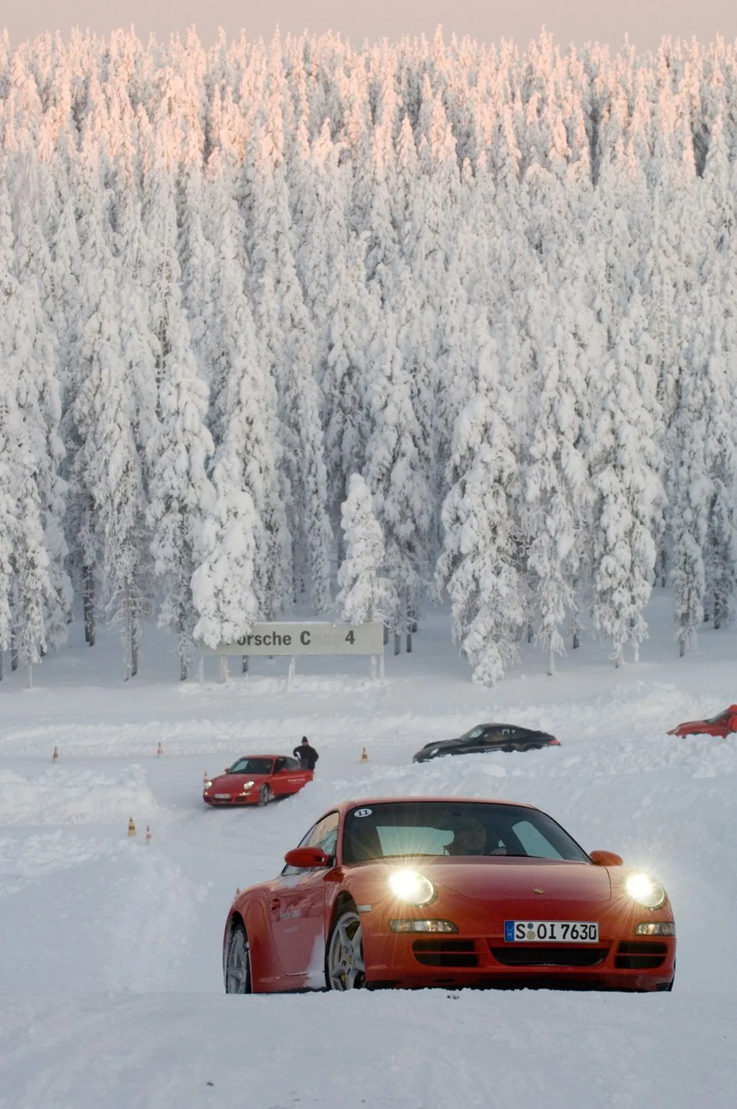 Зимние дороги в Финляндии.