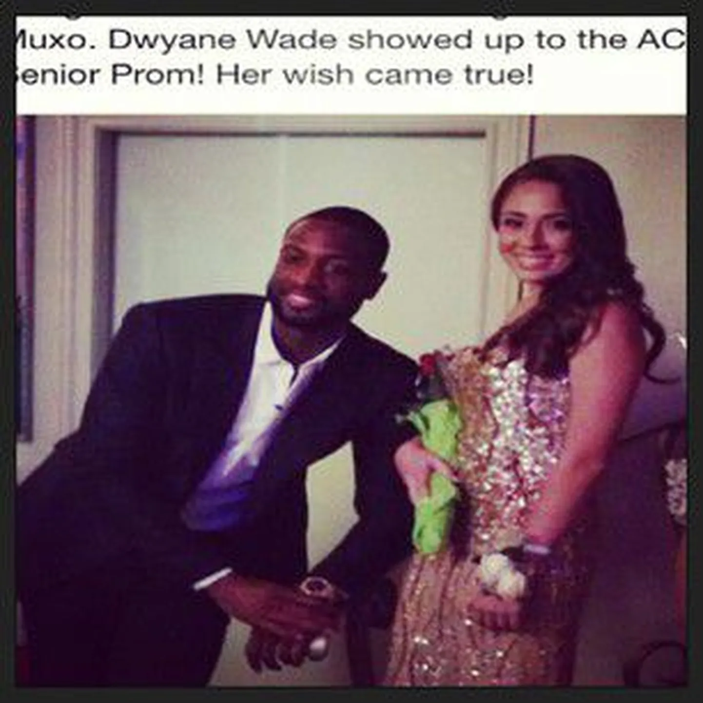 Dwyane Wade ja Nicole Muxo.
