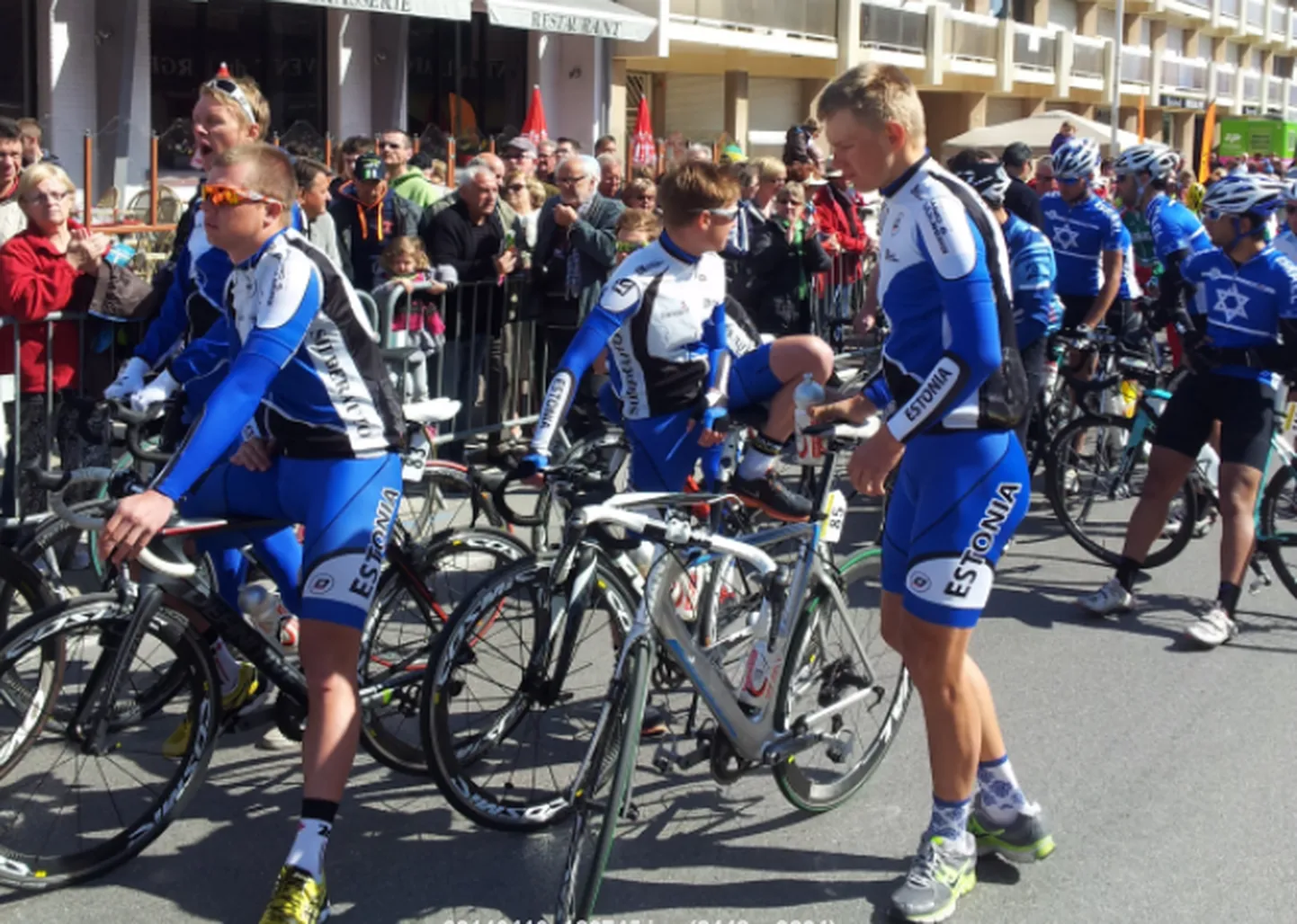 Eesti U23 maanteeratta koondise liikmed.