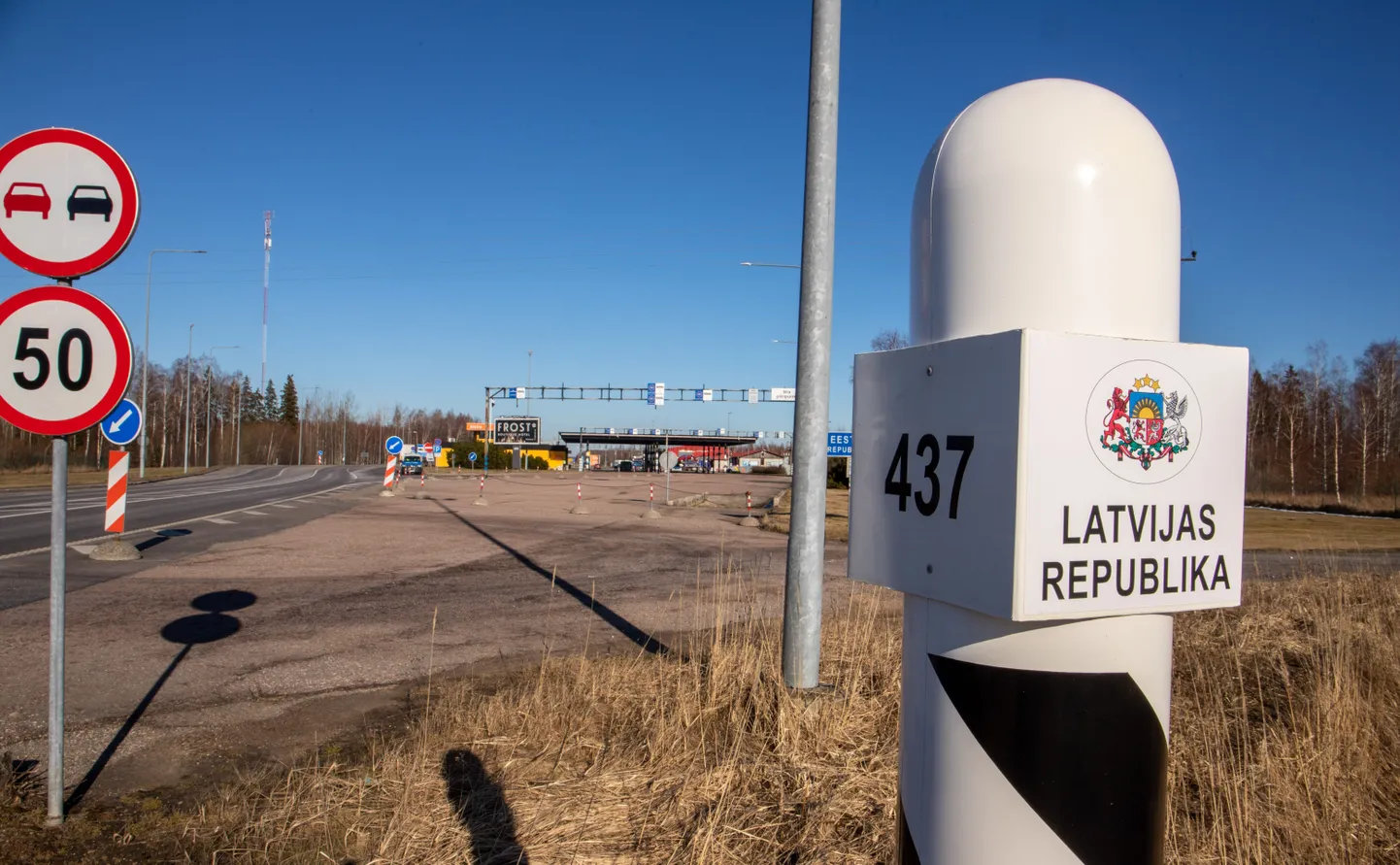 Eesti-Läti piir Iklas.