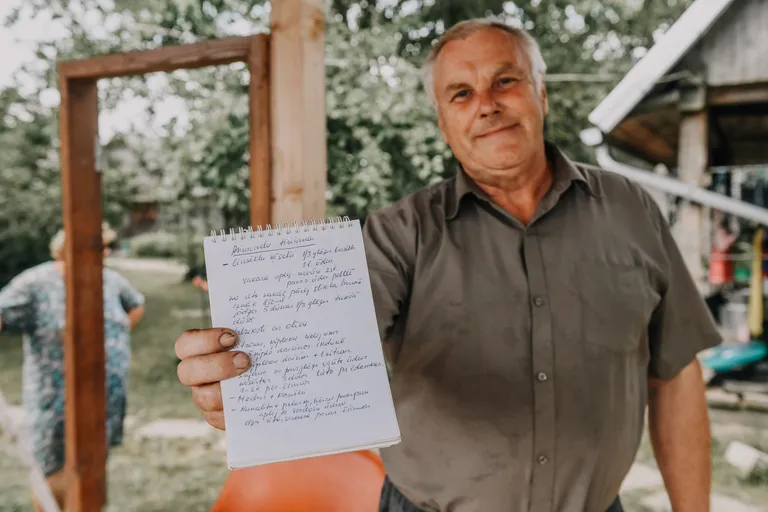 Dabas velšu pazinējs Gunārs.