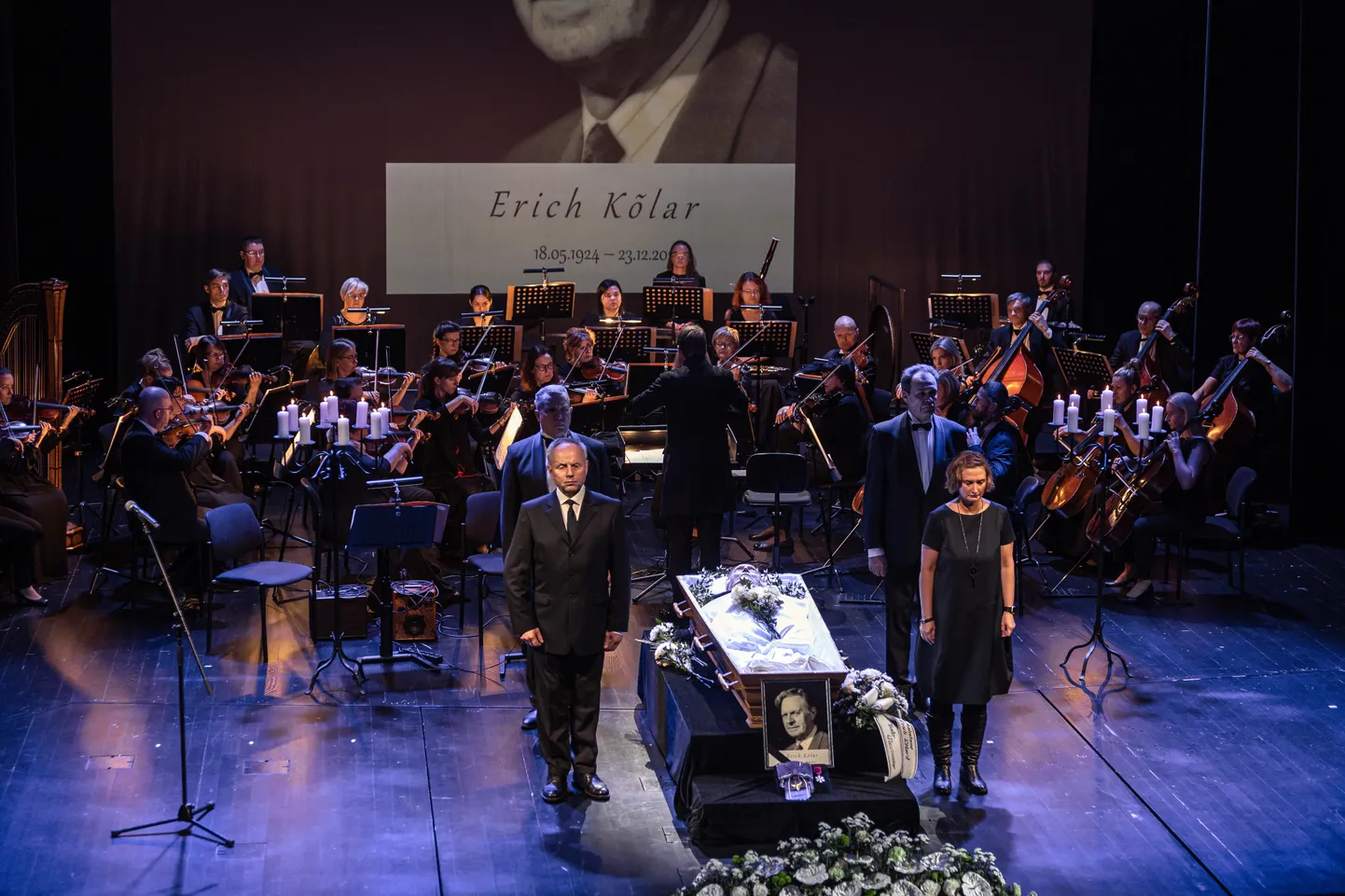 Erich Kõlari viimsele teele saatmine.