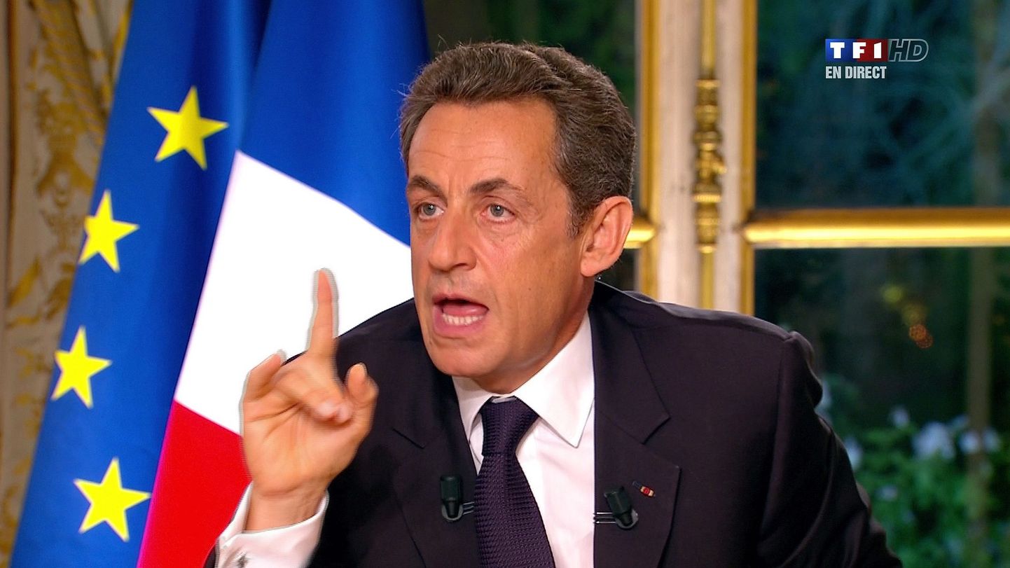 Nicolas Sarkozy andis eile õhtul teleintervjuu olukorrast euroalas.