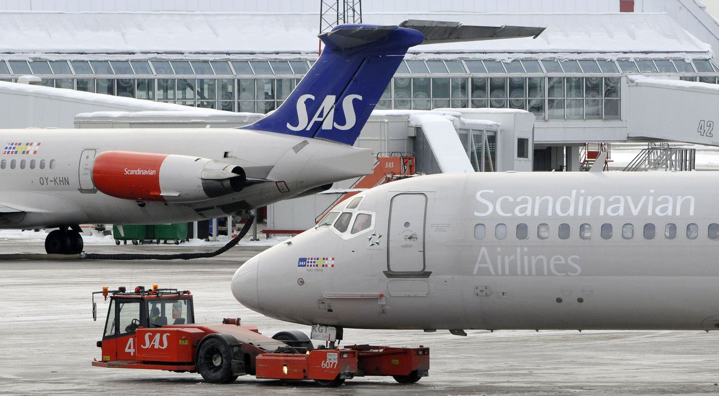 SASi lennukid Stockholmi Arlanda lennujaamas.