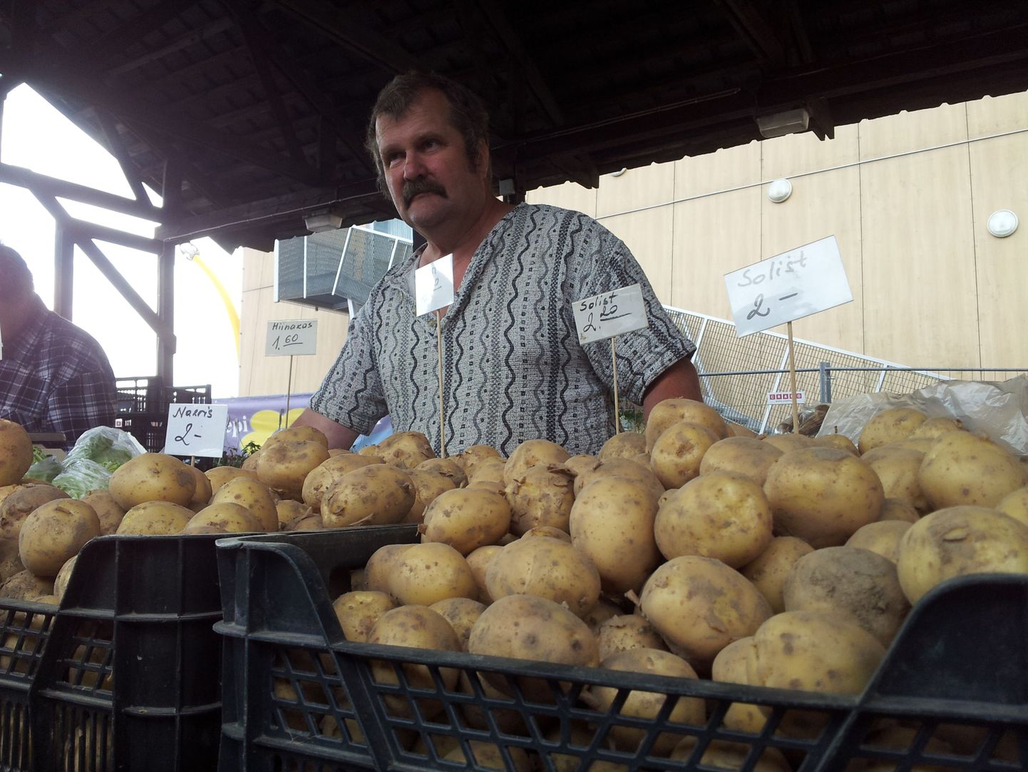 Piiri talu peremees Lembit Kaljura ennustas kartulitele hinnalangust.
