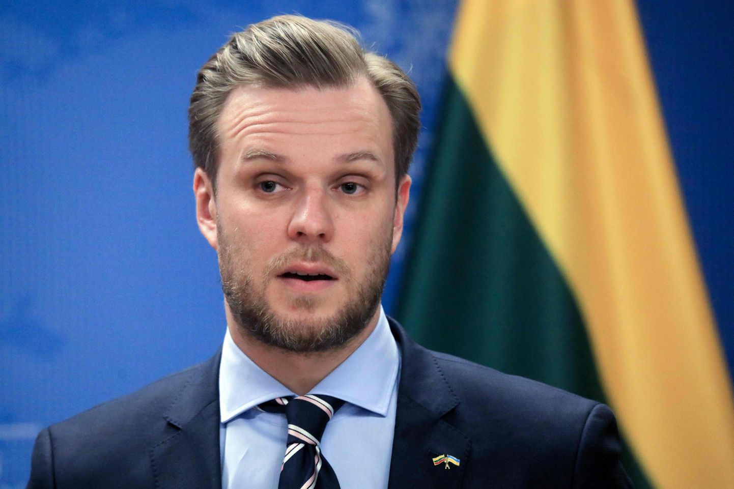 Leedu välisminister Gabrielius Landsbergis eelmisel nädalal.