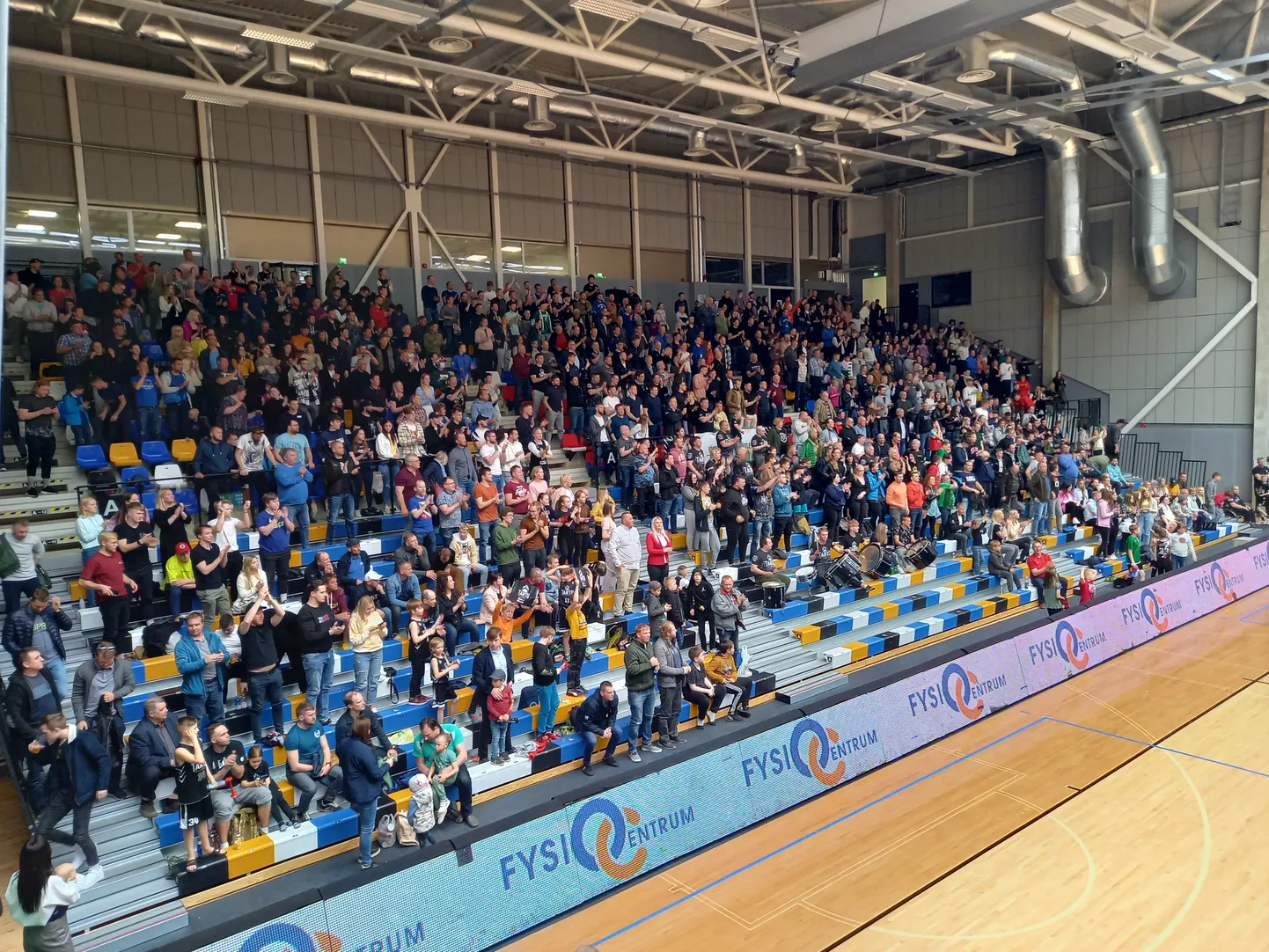 Tartu ülikooli spordihoones toimunud korvpalli meistriliiga poolfinaalseeria teises kohtumises jättis Tartu võidu koju.
