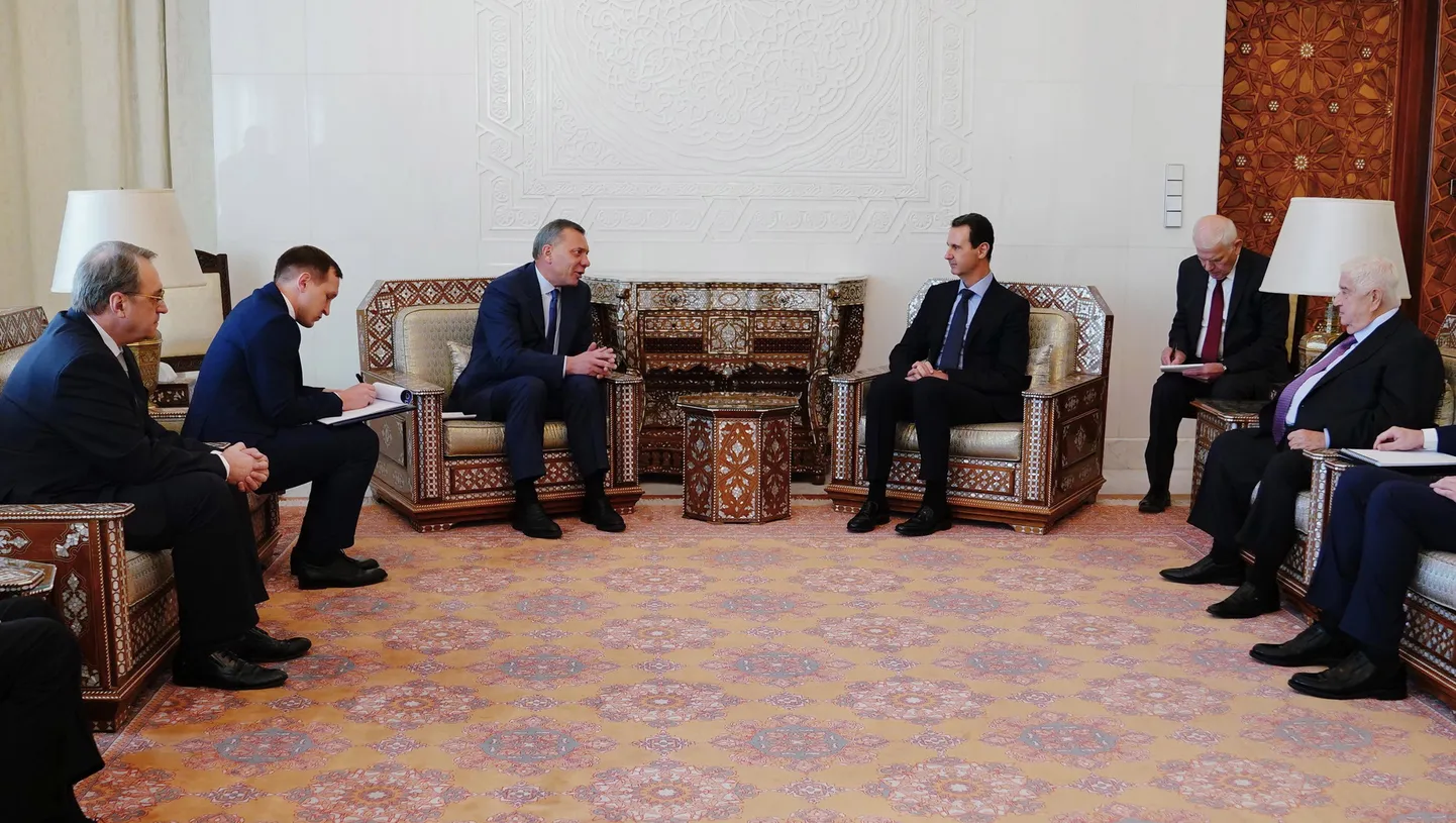 Juri Borisov ja Bashar al-Assad.
