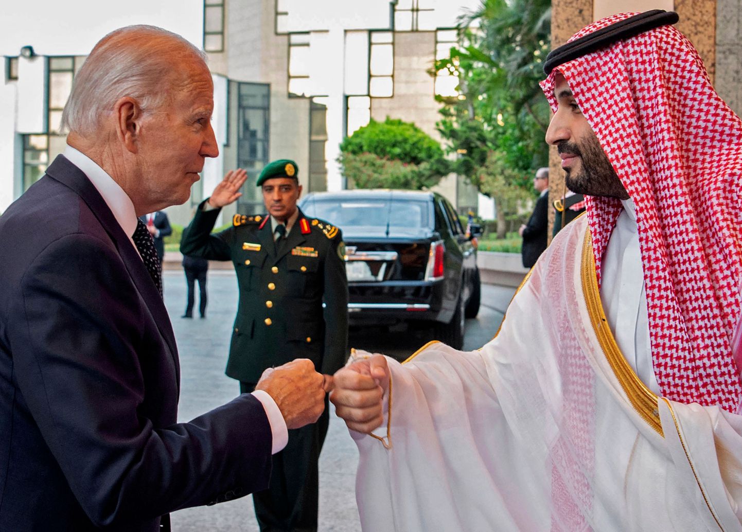 USA president Joe Biden ja Saudi Araabia kroonprints Mohammed bin Salman.