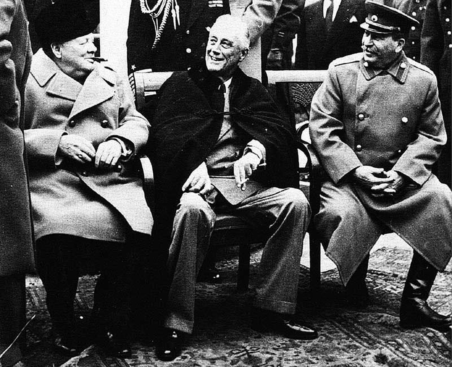 Winston Churchilli, Franklin Roosevelti ja Jossif Stalini kohtumine Jaltas veebruaris 1945, kus otsustati Baltimaade jäämine Nõukogude Liidu mõjusfääri. Aastal 1956, kui Nõukogude Liit surus maha Ungari ülestõusu ja Lääs sellele ei reageerinud, saadi lõplikult aru, et väljastpoolt abi oodata ei ole.