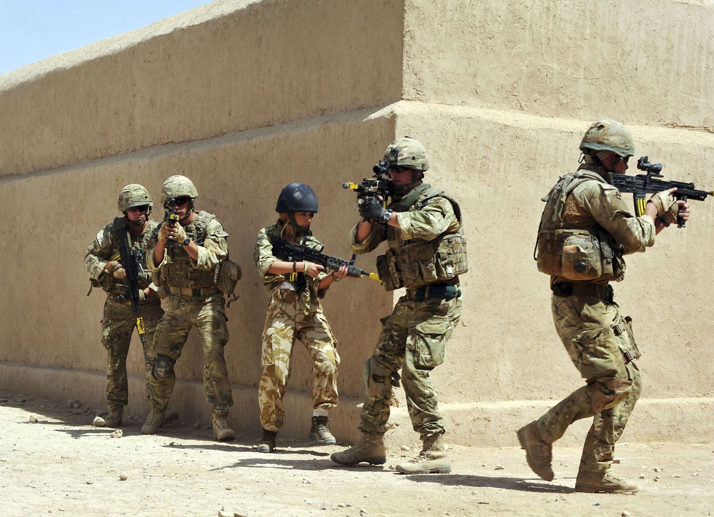 Briti sõdurid Afganistanis.