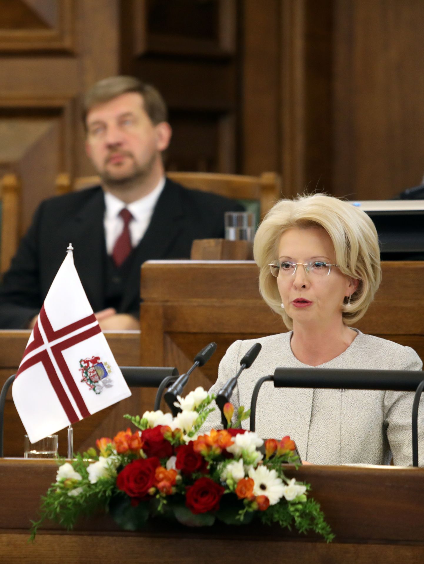 Saeimas svinīgā sēde par godu Latvijas Republikas neatkarības atjaunošanai