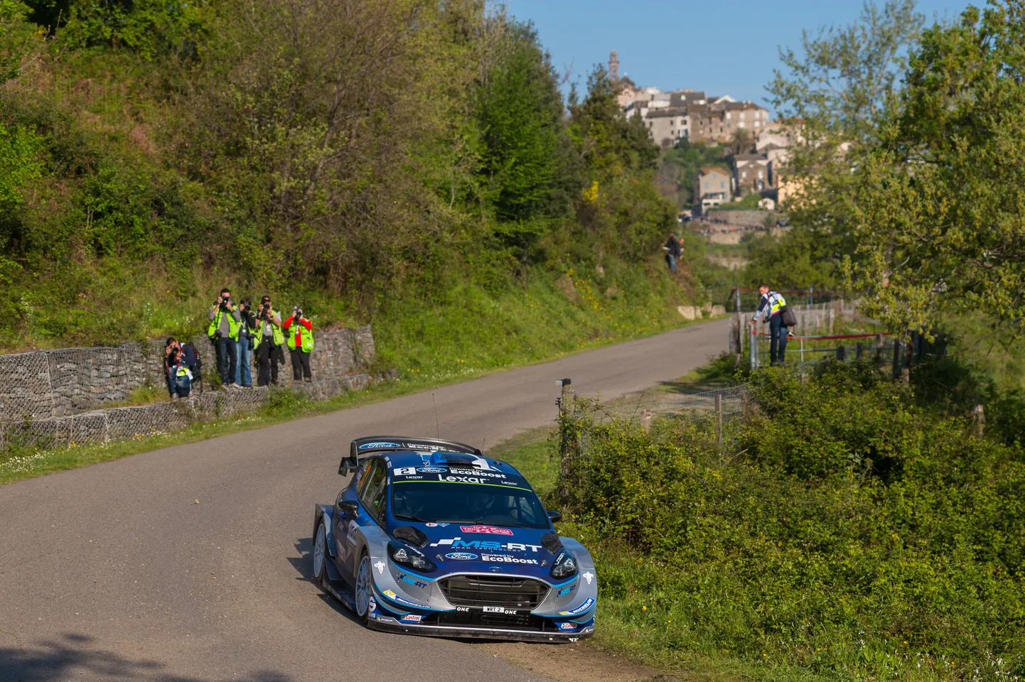 Ott Tänak ja Martin Järveoja Korsika MM-rallil.