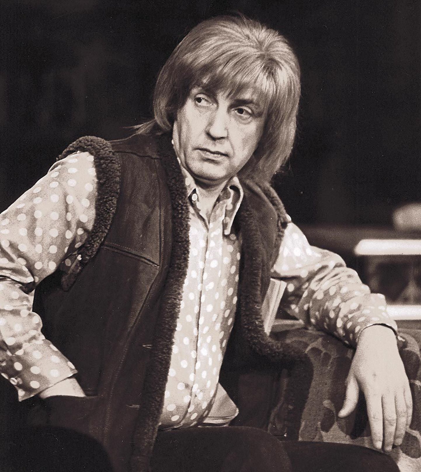 Aarne Üksküla lavastuses “Pisuhänd” (1976).