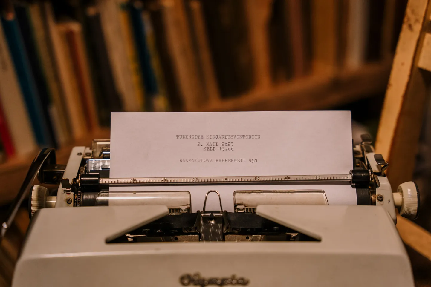 Raamatutuba Fahrenheit 451° kutsub kirjandusviktoriinile.