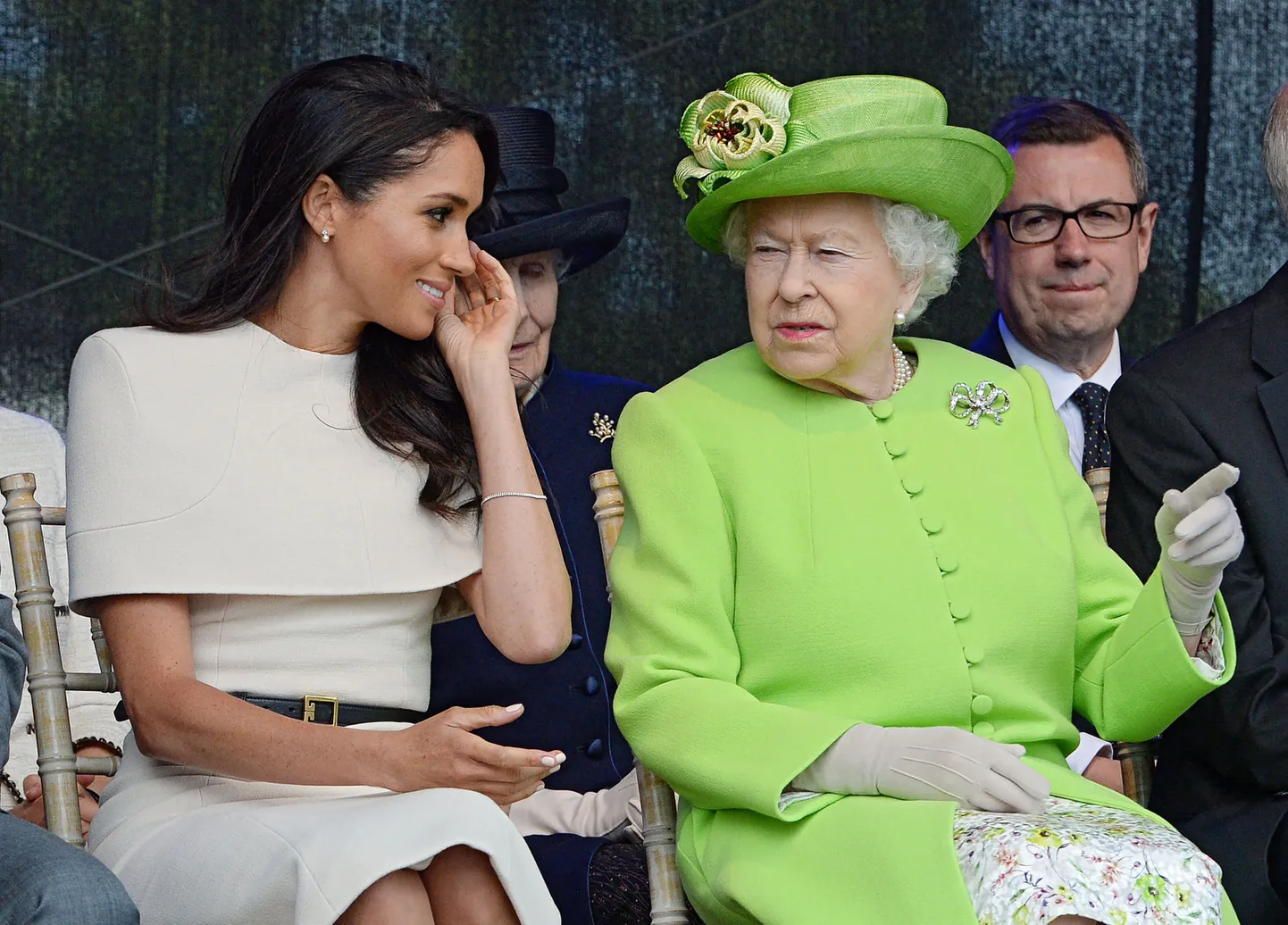 Meghan Markle ja kuninganna Elizabeth II.