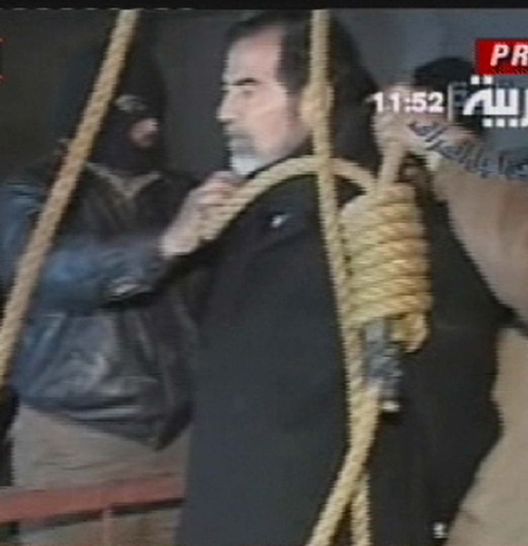 Saddam Husseini hukkamine.