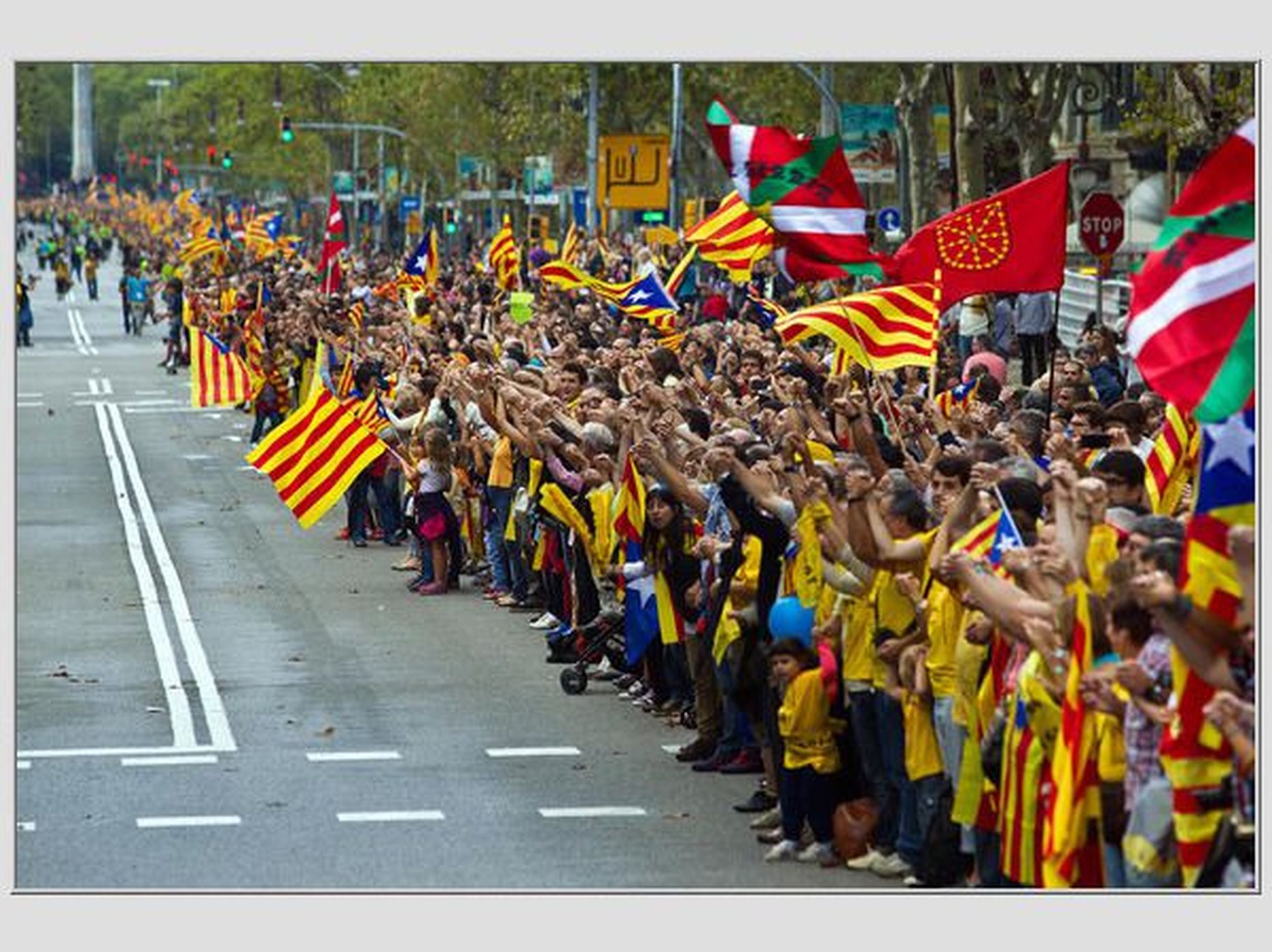 Katalaanide inimkett 11. septembril 2013