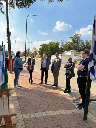Pilt Moshavi piirkonna külastusest Gaza piiri lähistel.