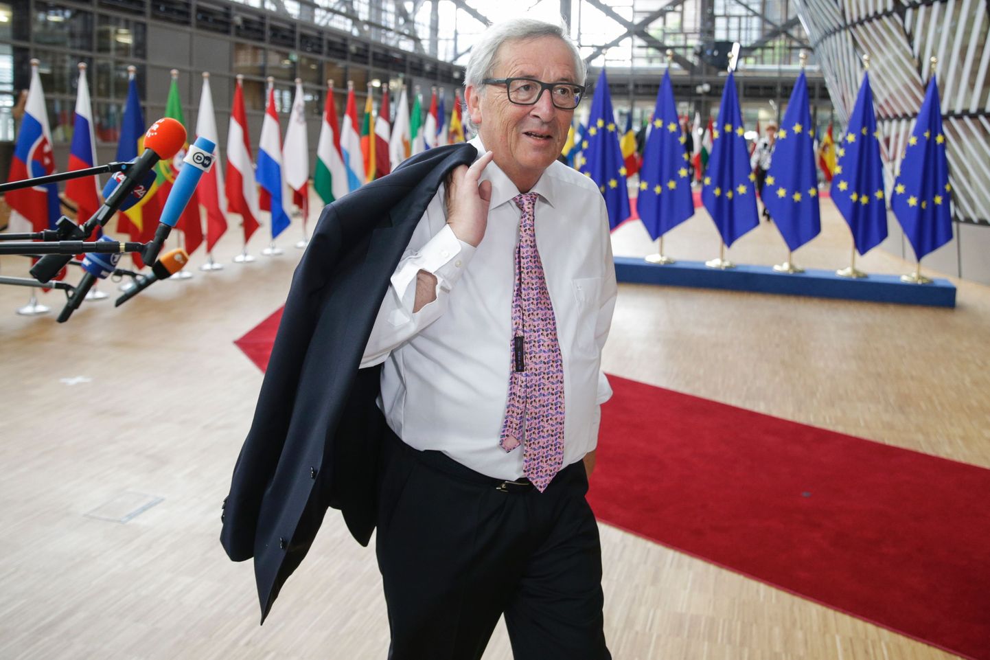Jean-Claude Juncker täna Brüsselis.
