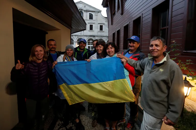 Ukraina õigeusukiriku iseseisvuse toetajad.