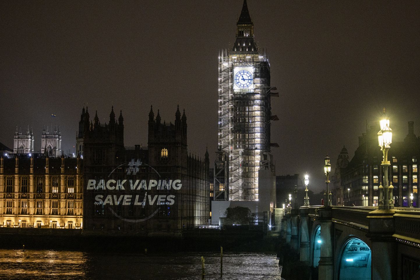 E-sigarettide kampaania Londonis.