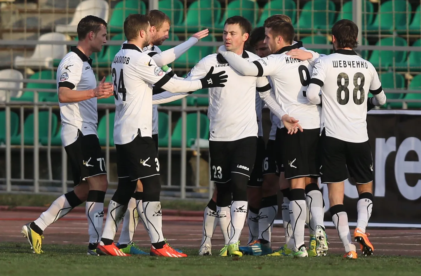 Moskva Torpedo mänguijad 14. vooru mängus FC Krasnodari vastu