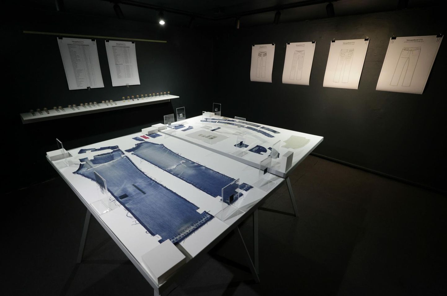 Pallase galerii kõige pimedamas kambris saab vaadata näitust «Disaini anatoomia», mille on loonud Kerli Jõgi.