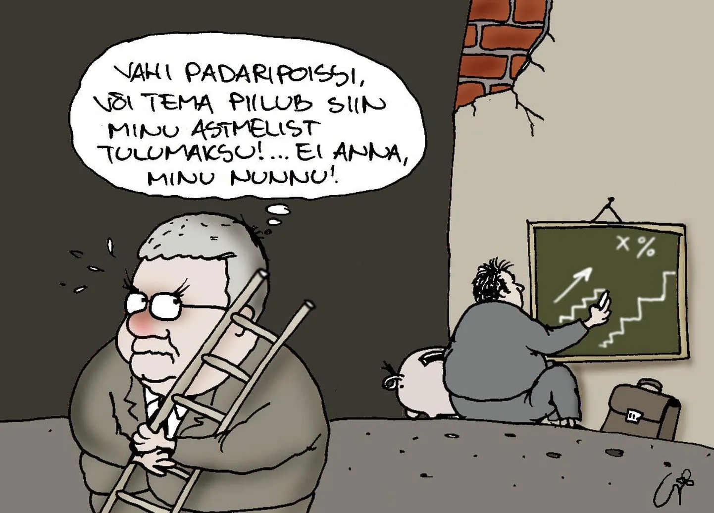 Savisaar Padarile oma astmelist tulumaksu ei anna.