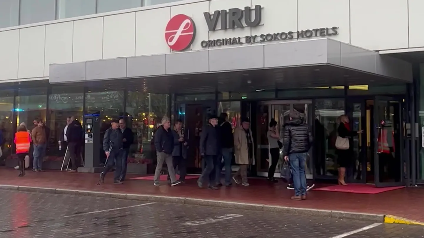 Viru hotellist evakueeriti inimesi