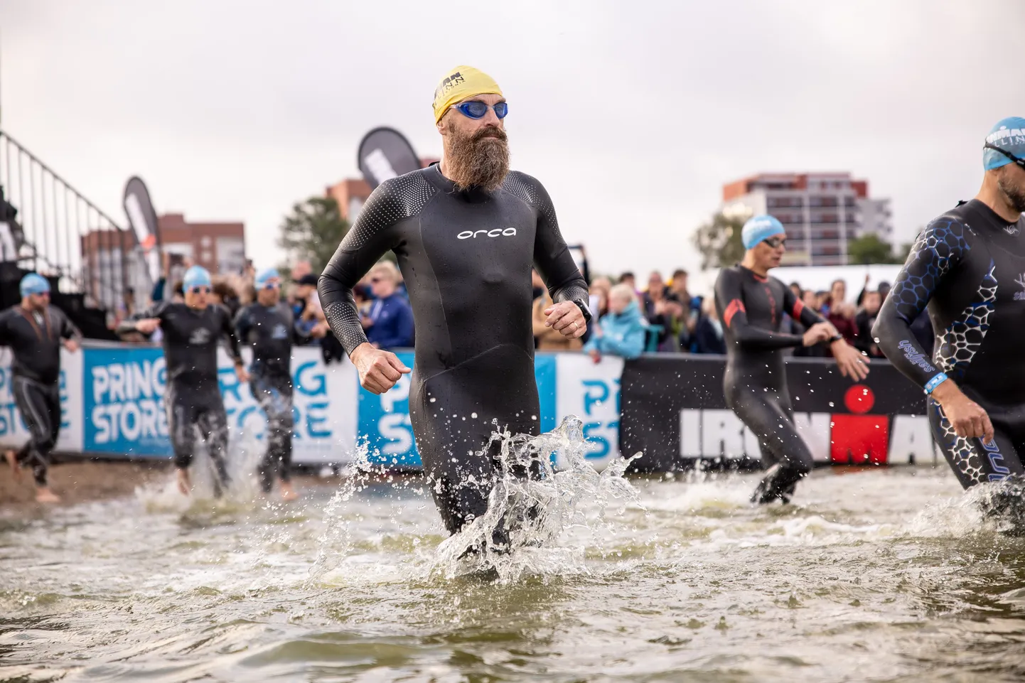 Участники соревнований IRONMAN Tallinn 2023.