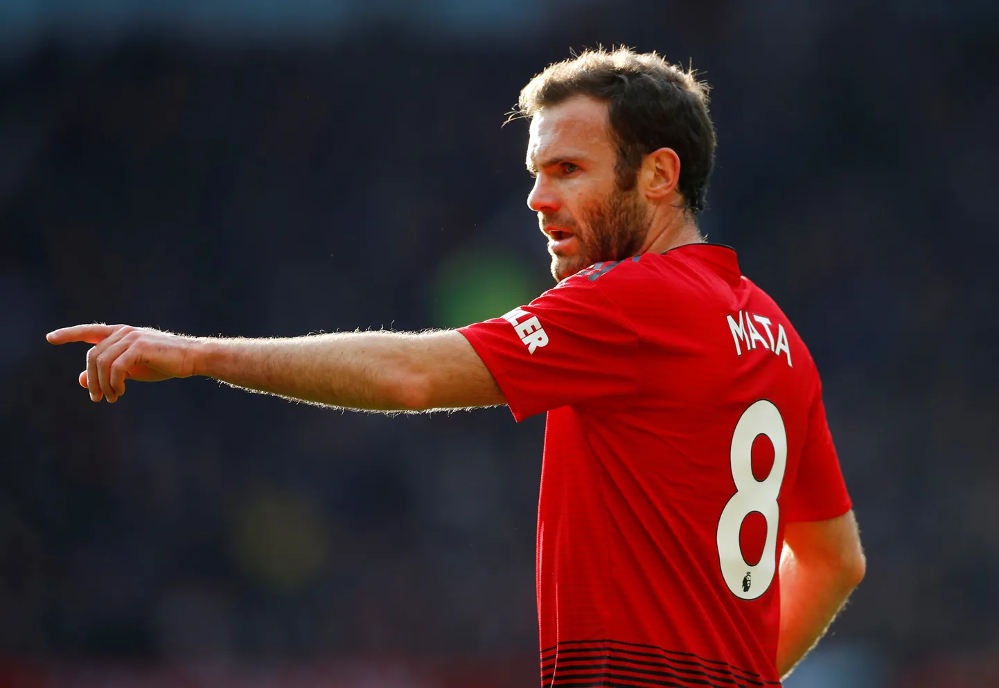 Juan Mata Manchester Unitedi särgis.