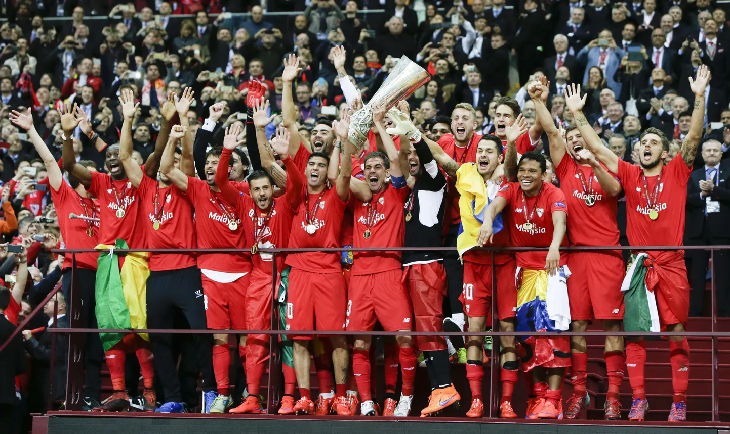 Sevilla meeskonna võidupidu