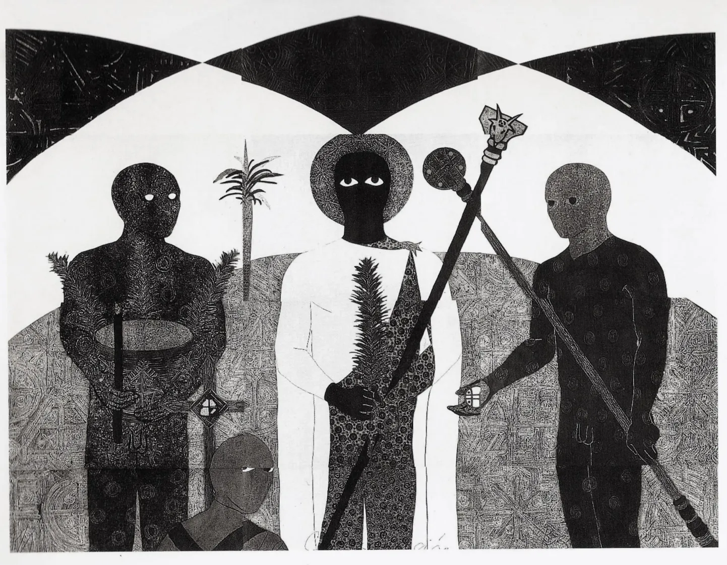 Belkis Ayóni teos «La consagración», 1991 FOTO: Jose A. Figueroa