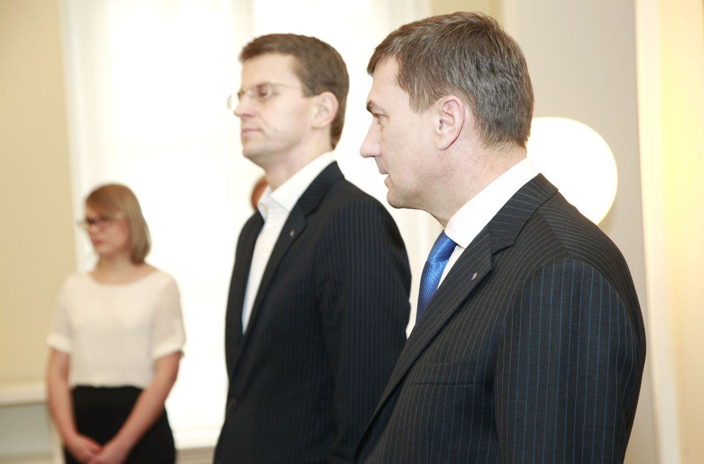 Peaminister Andrus Ansip ja siseminister Ken-Marti Vaher