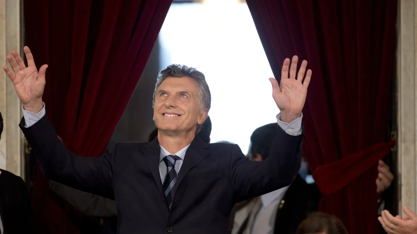 Argentina president Mauricio Macri