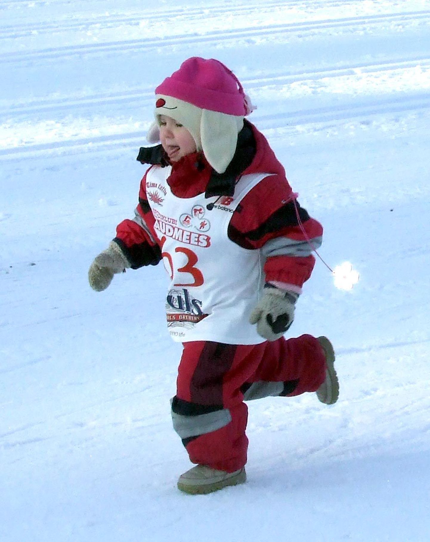 Kolmeaastane Marta Kübar oli duatloni noorim võistleja.