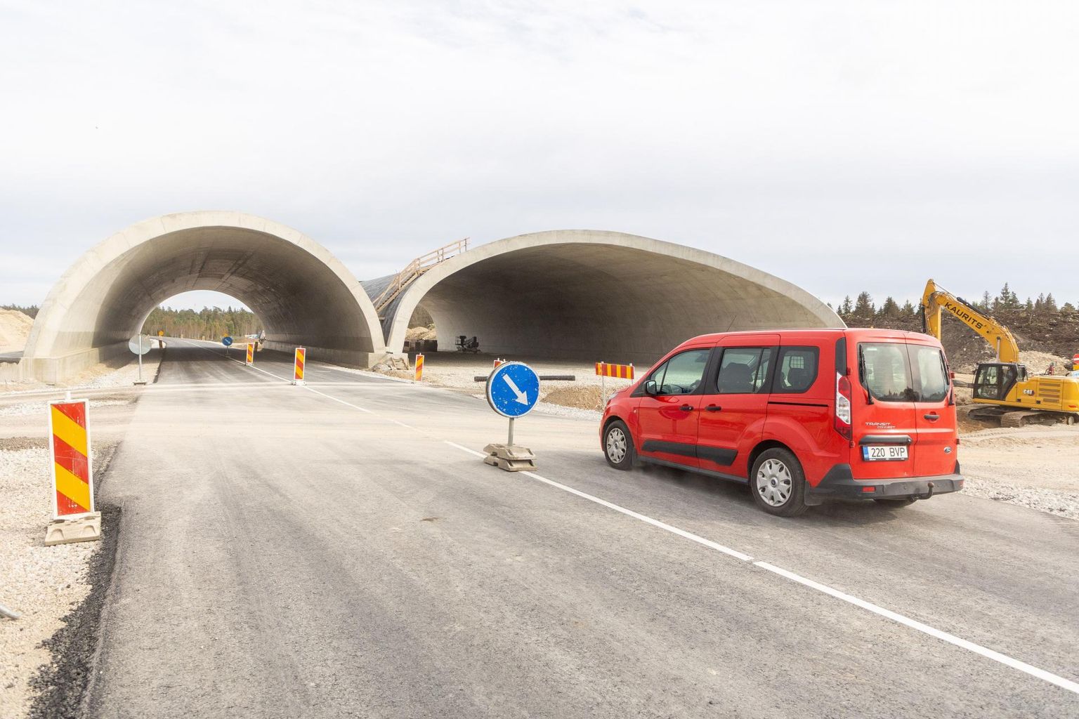 Tartu–Tallinna maantee ehitamine neljarajaliseks on Kesk-Eestis viimasel ajal jõudsasti edenenud.