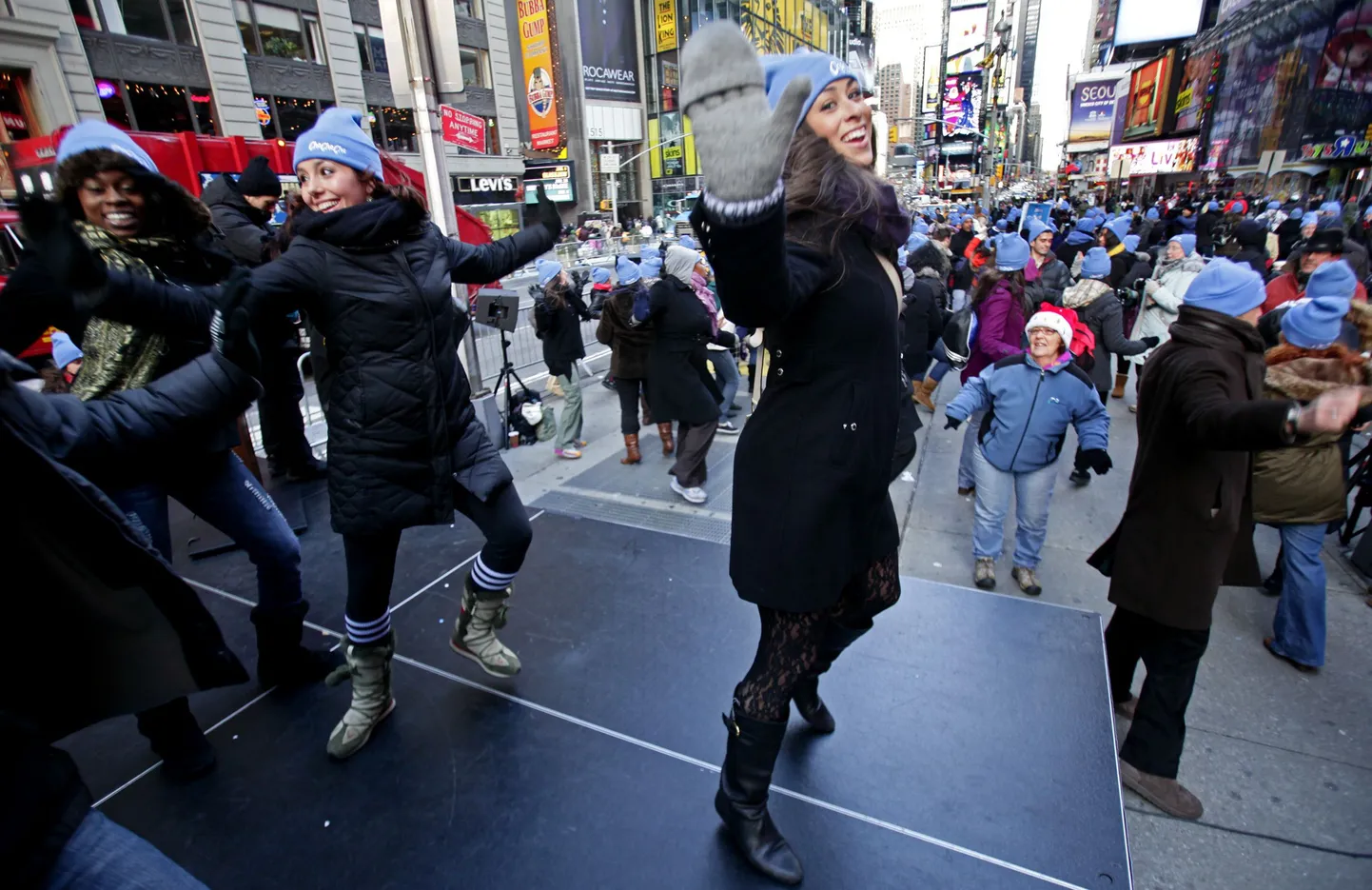 Praegune pühade meeleolu New Yorgi südalinnas