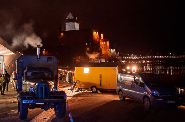 Narvas on saunapidu peetud varemgi, näiteks 2018. aasta Põhjamaade nädalal Joaorus.