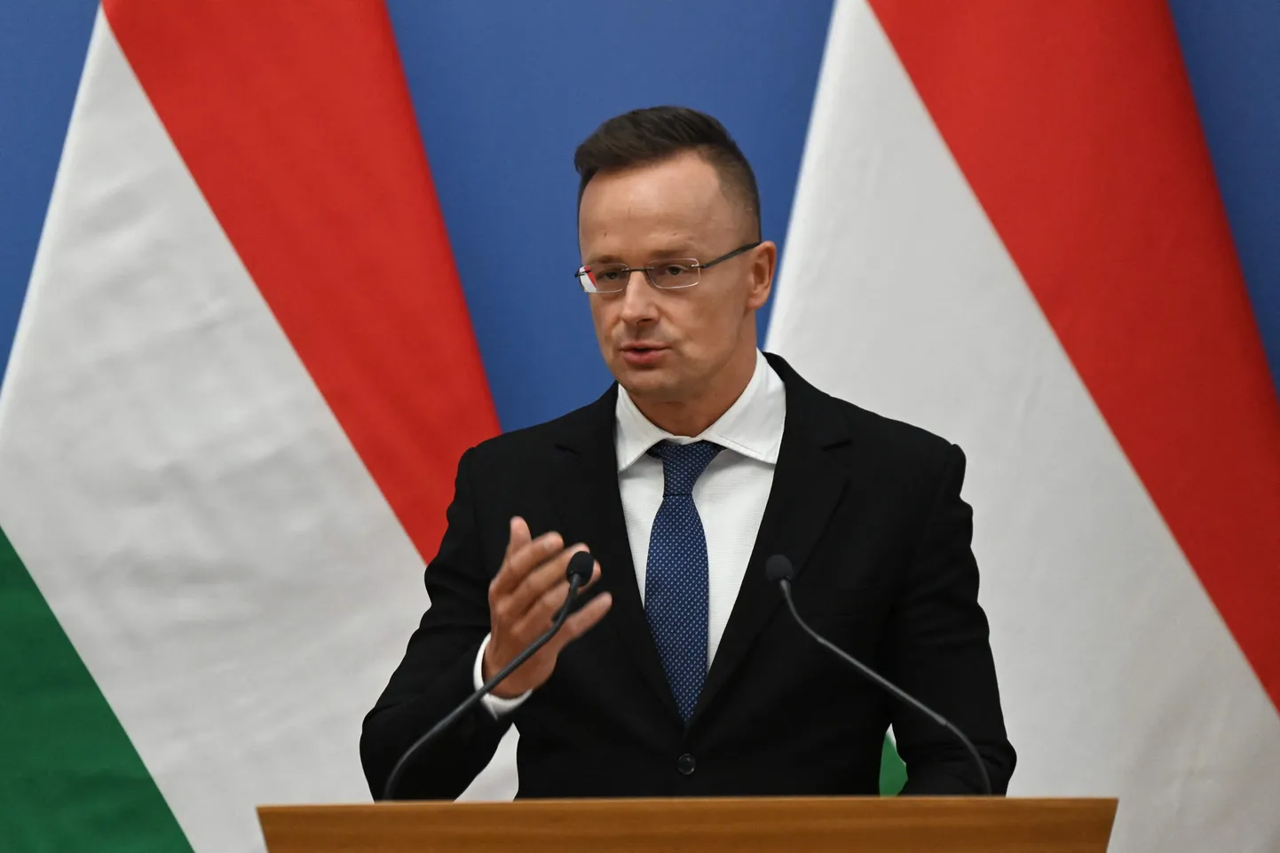 Ungari välisminister Péter Szijjártó.