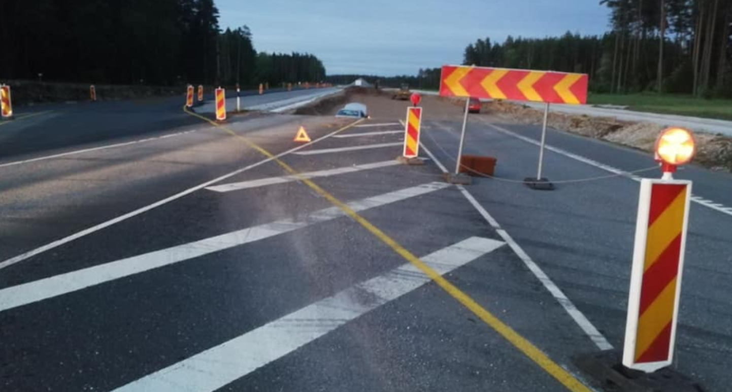 Инцидент на шоссе Таллинн-Тарту.