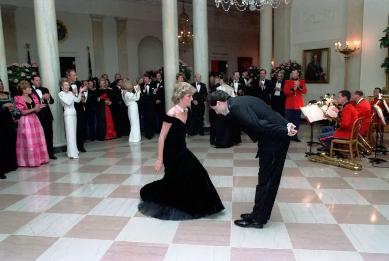 Printsess Diana ja John Travolta 1985. aastal Valges Majas / Scanpix