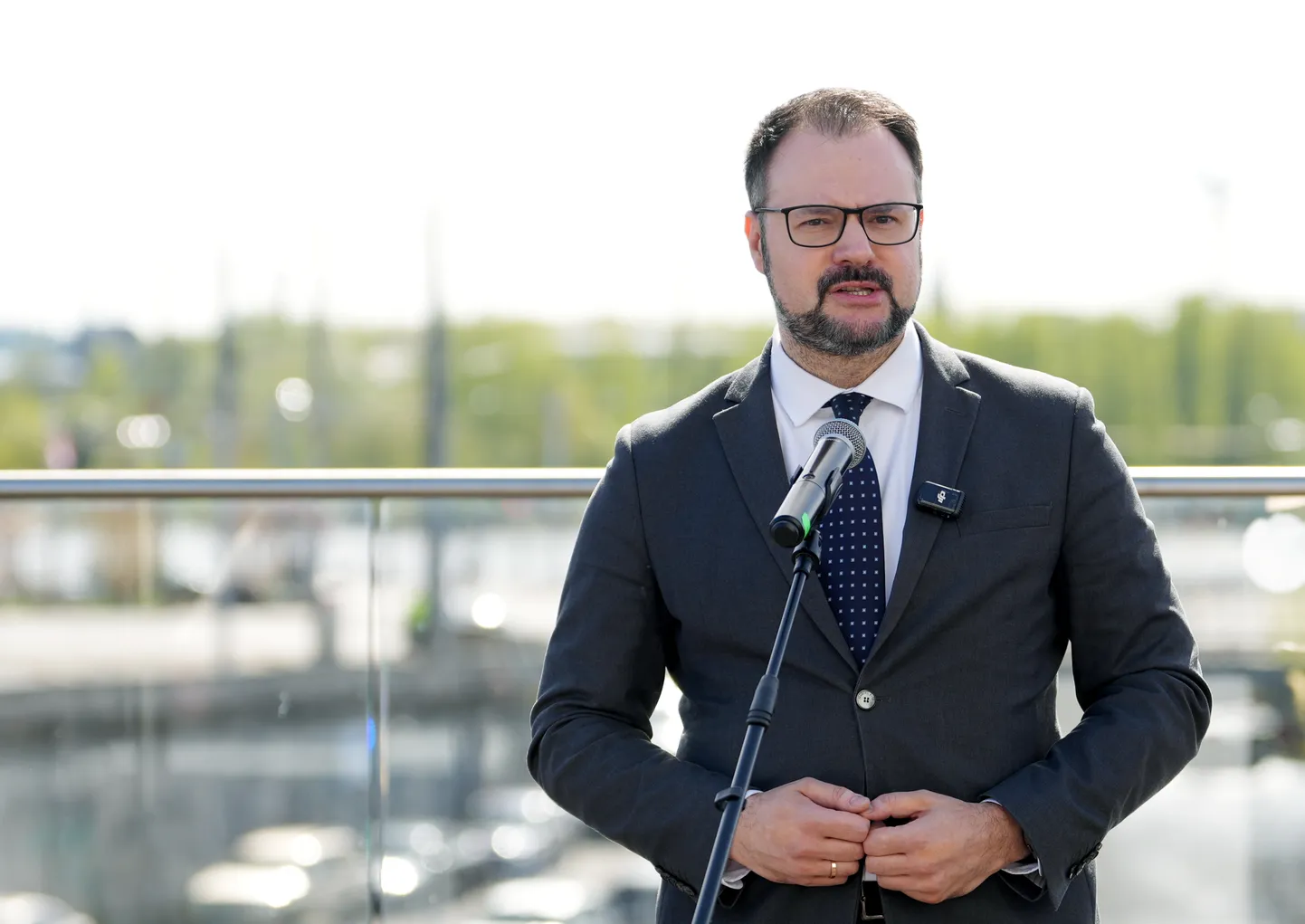 Satiksmes ministrs Kaspars Briškens piedalās starptautiskā pasažieru pārvadātāja "Lux Express" pasažieru komercpārvadājumu maršruta Liepāja-Rīga atklāšanas pasākumā Rīgas starptautiskajā autoostā.